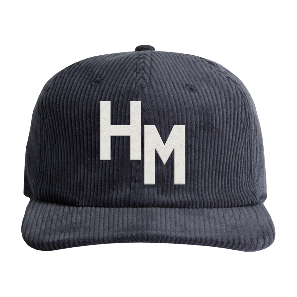 Applique Blue Cord Hat