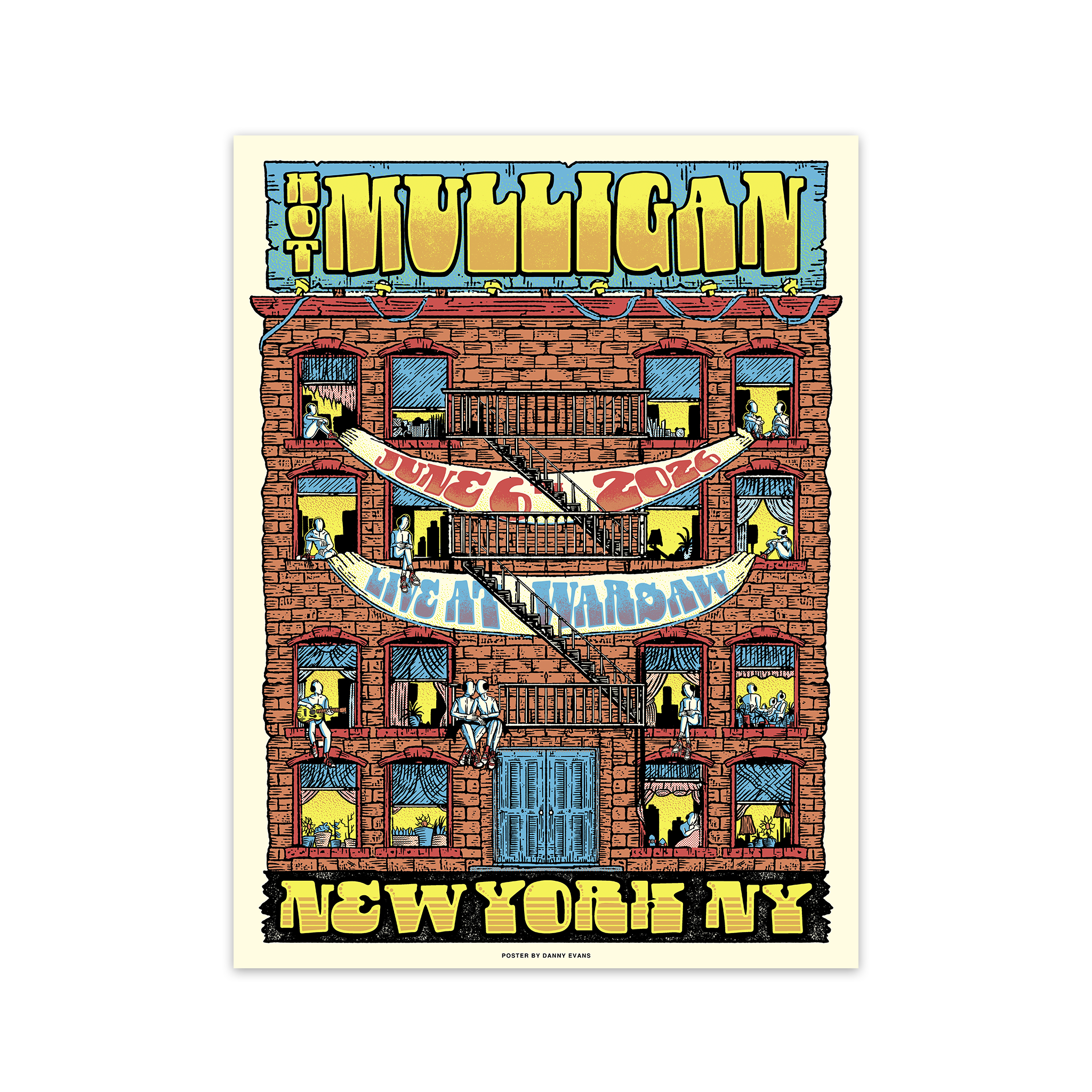 NYC 2026 Poster – Hot Mulligan