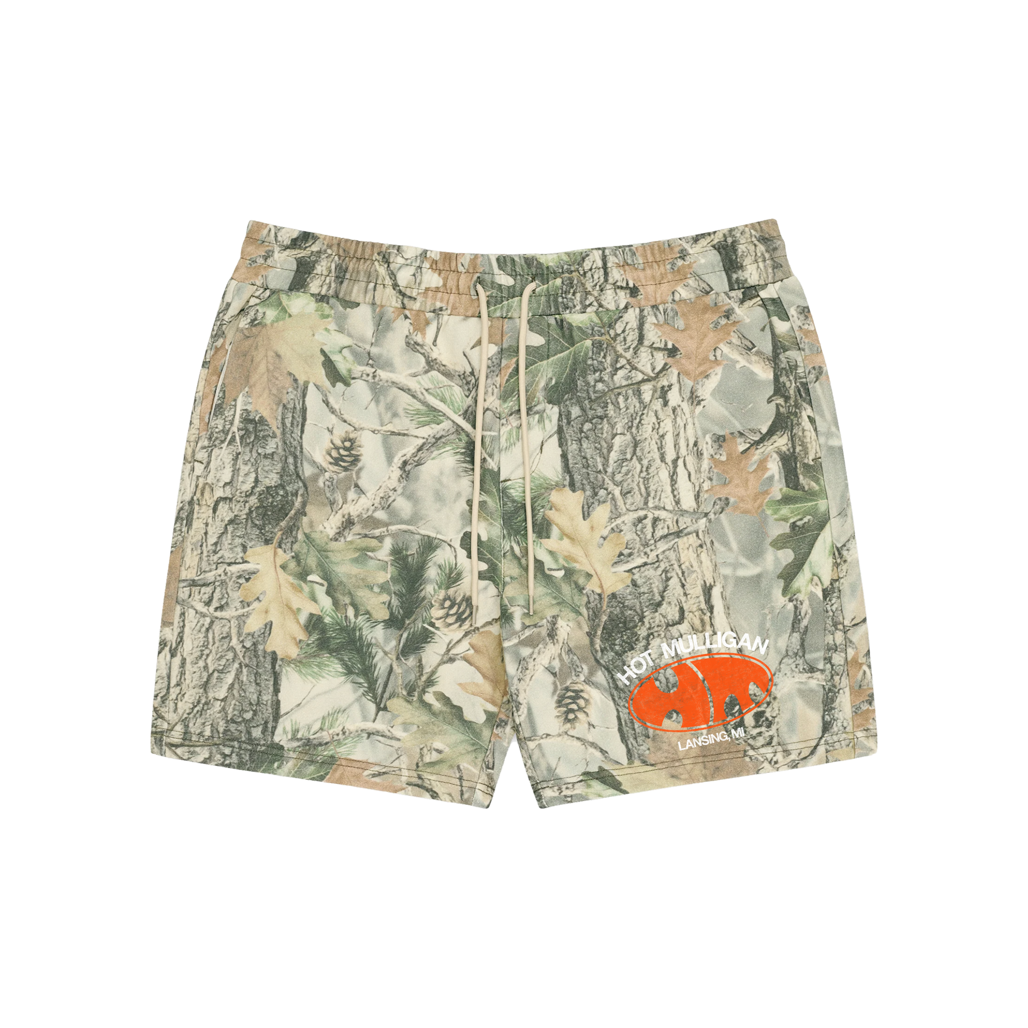 Bubble Logo Camo Shorts – Hot Mulligan