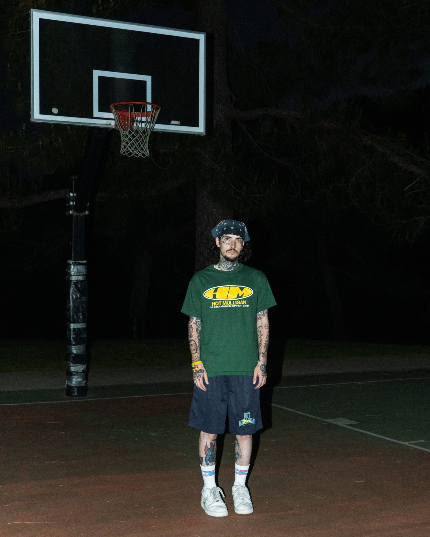 Post-Emo Mesh Navy Shorts