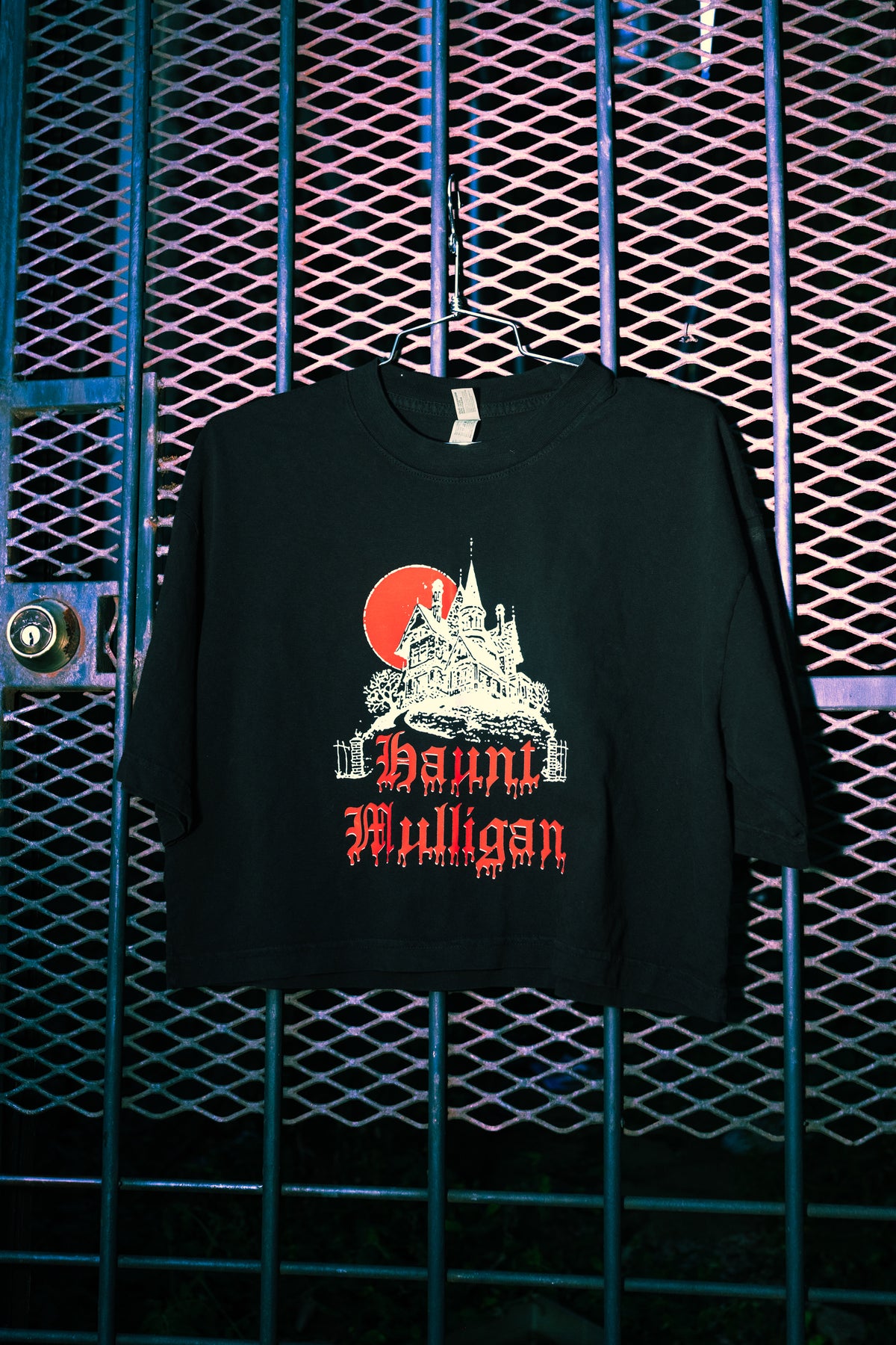 Haunted House Crop Tee