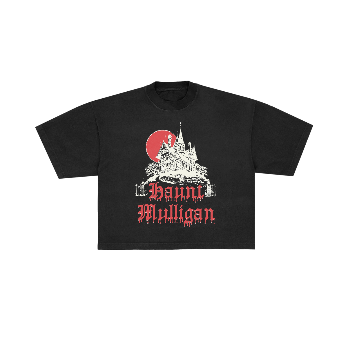 Haunted House Crop Tee