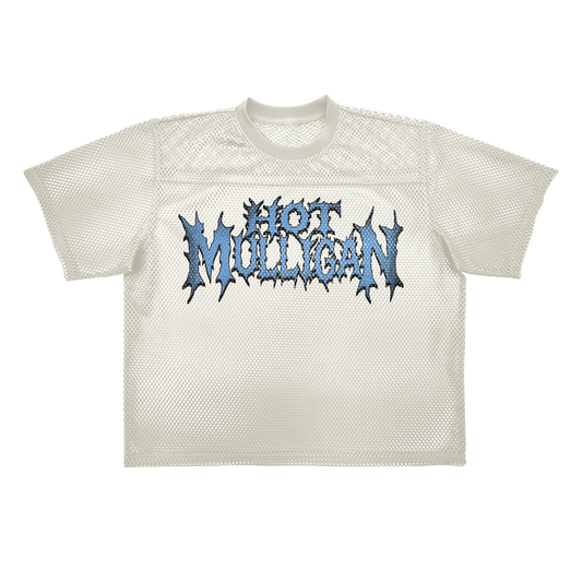 Metal Logo White Crop Jersey