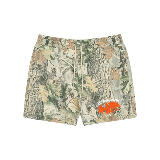 Bubble Logo Camo Shorts
