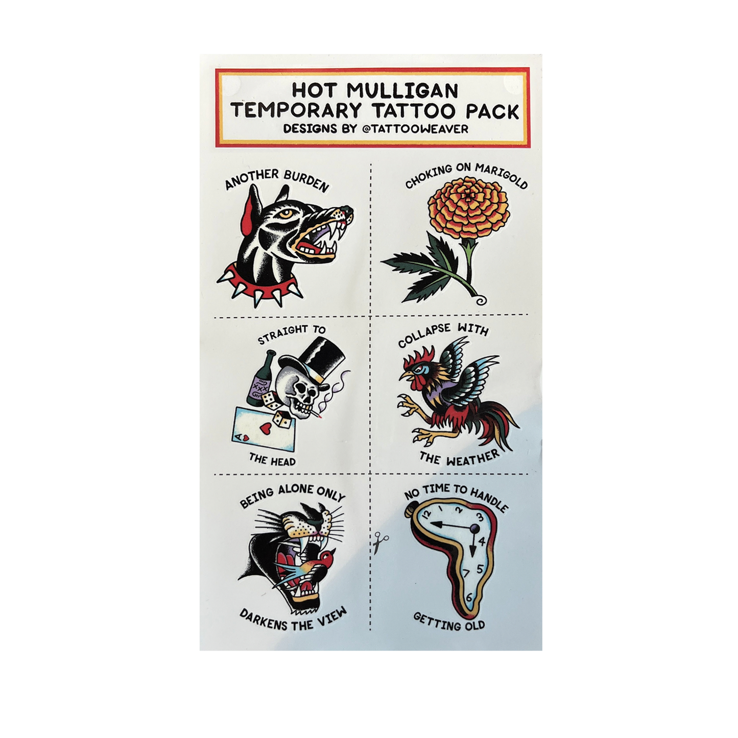 Temporary Tattoo Sheet
